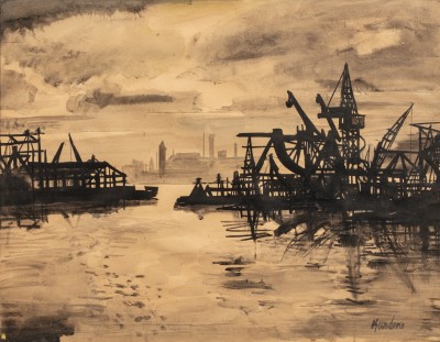 Paysage de Fos-sur-Mer